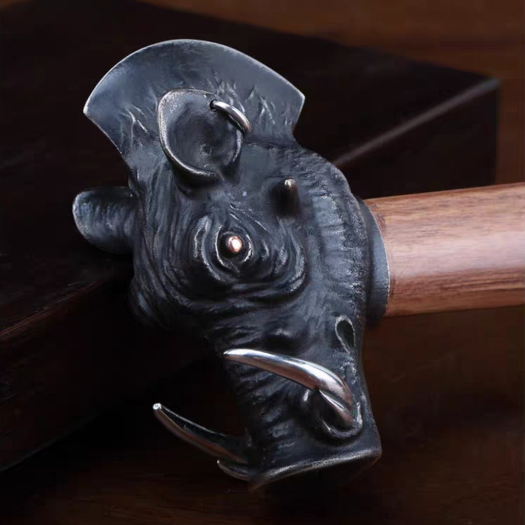 Warthog, hammer, axe